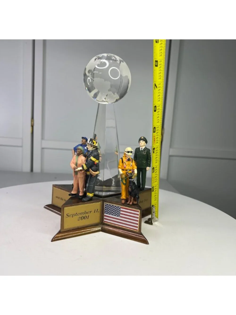 Dept 56 9/11 Memorial American Pride Collection Lighted Figurine (Incomplete)